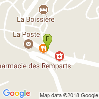 carte de la Pharmacie des Remparts