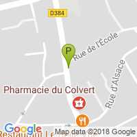 carte de la Pharmacie du Colvert