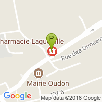 carte de la Pharmacie Laqueuille