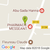 carte de la Pharmacie Pinsard