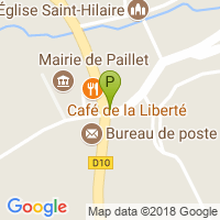 carte de la Pharmacie de Paillet