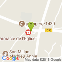 carte de la Pharmacie de l'Eglise