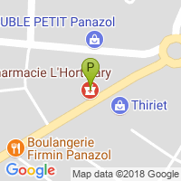 carte de la Pharmacie l'Hortolary