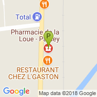 carte de la Pharmacie de la Loue