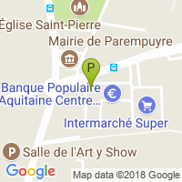 carte de la Pharmacie de Parempuyre - Richeux