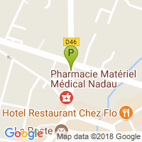 carte de la Pharmacie Nadau