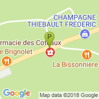 carte de la Pharmacie des Coteaux