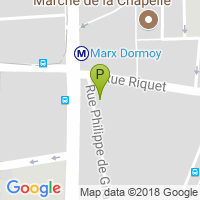 carte de la Pharmacie Marx Dormoy