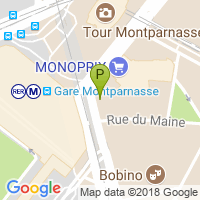 carte de la Pharmacie Montparnasse Bienvenue