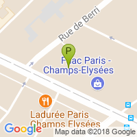 carte de la Pharmacie des Champs Elysees