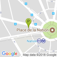 carte de la Pharmacie de la place de la Nation