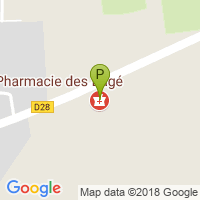 carte de la Pharmacie des Bage