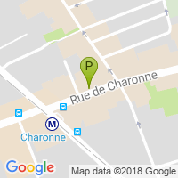 carte de la Pharmacie Grande Pharmacie de Charonne
