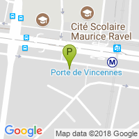 carte de la Pharmacie du cours de Vincennes