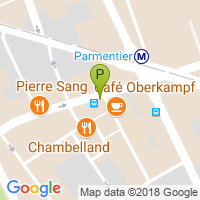 carte de la Pharmacie Oberkampf