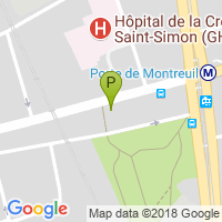 carte de la Pharmacie de la Croix Saint Simon