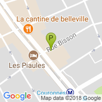 carte de la Pharmacie Grande de Belleville