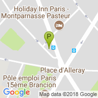 carte de la Pharmacie d'Alleray