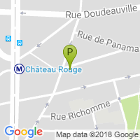 carte de la Pharmacie du Marche Dejean