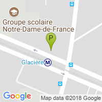 carte de la Pharmacie de la Glaciere