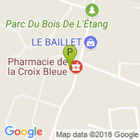 carte de la Pharmacie de la Croix Bleue