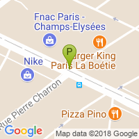carte de la Pharmacie Anglaise des Champs Elysées