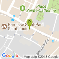 carte de la Pharmacie Saint Paul