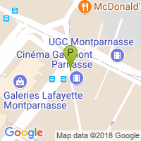 carte de la Pharmacie Montparnasse