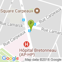 carte de la Pharmacie Lamarck