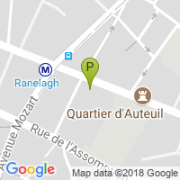 carte de la Pharmacie du Ranelagh