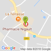 carte de la Pharmacie Nigault