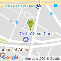 carte de la Pharmacie de la Porte de Saint Ouen