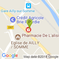 carte de la Pharmacie de l'Alisier