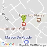 carte de la Pharmacie de la Colline