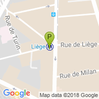 carte de la Pharmacie de Liege