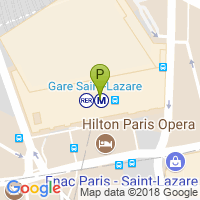 carte de la Pharmacie de la Gare Saint Lazare
