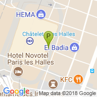 carte de la Pharmacie du Forum des Halles