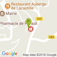 carte de la Pharmacie de Parisot