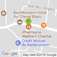 carte de la Pharmacie de Baldersheim