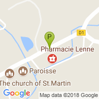 carte de la Pharmacie Lenne