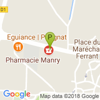 carte de la Pharmacie Es Allier