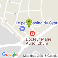 carte de la Pharmacie du Cyprie