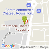 carte de la Pharmacie Chateau Roussillon