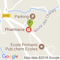 carte de la Pharmacie Arve et Saleve