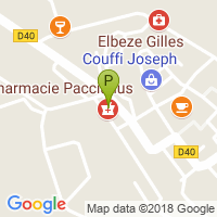 carte de la Pharmacie Paccianus