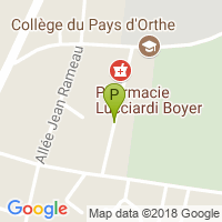 carte de la Pharmacie du Stade