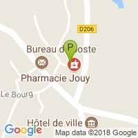 carte de la Pharmacie Jouy