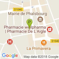 carte de la Pharmacie de l'Aigle