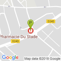 carte de la Pharmacie du Stade