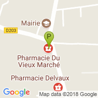 carte de la Pharmacie du Vieux Marche